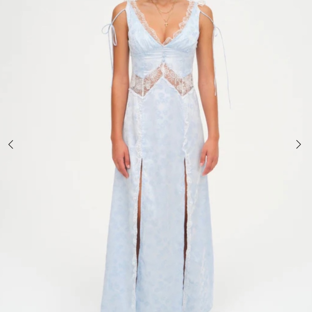 For Love and Lemons Hattie Jacquard Maxi Dress